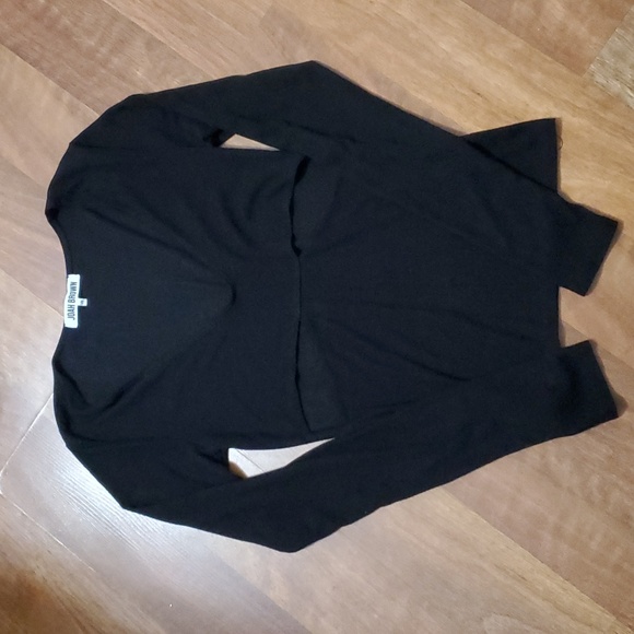 Joah Brown Long sleeve cut out long sleeve ribb top in s/m - Picture 5 of 8